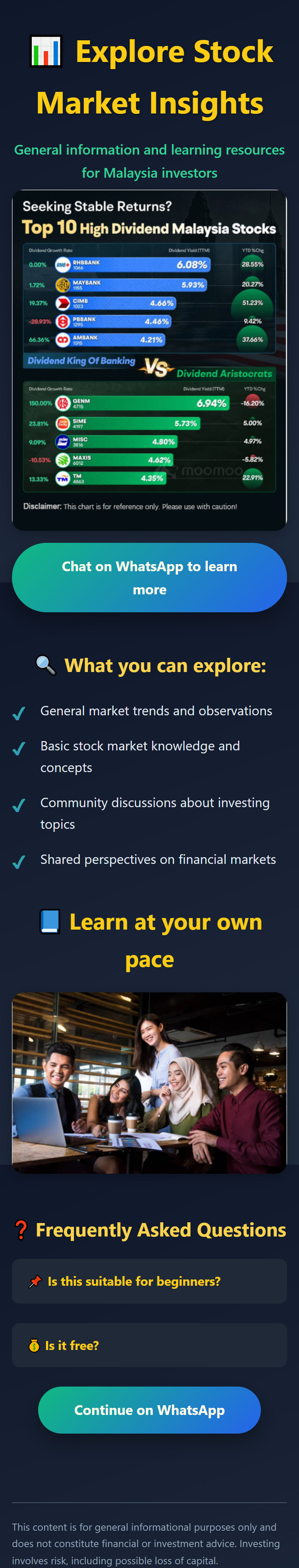 Community learning and educational discussion